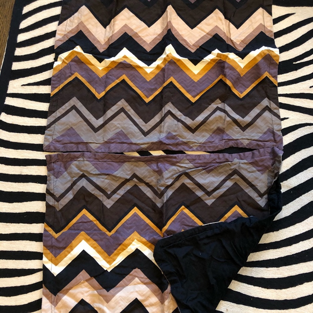 2 Standard Missoni for Target shams.